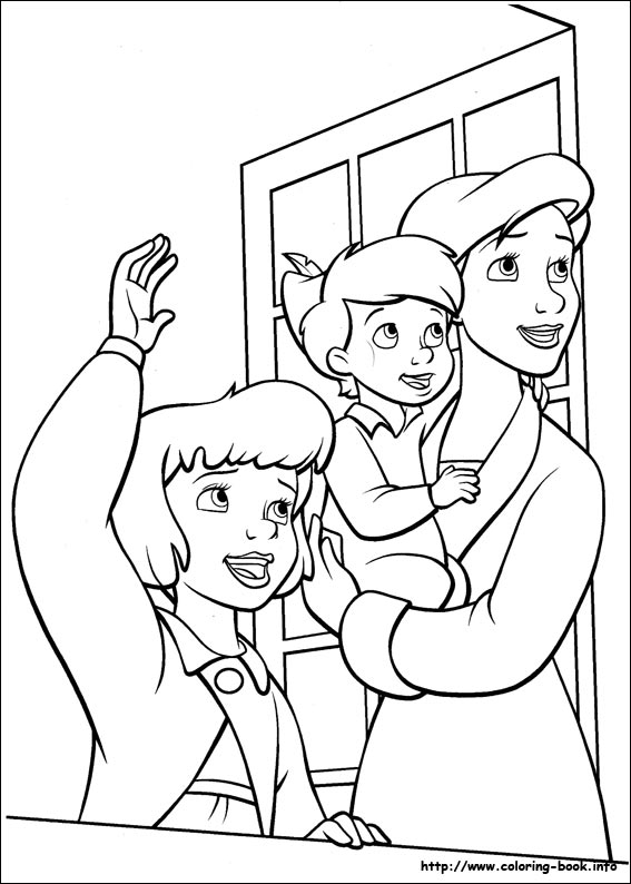 Peter Pan coloring picture